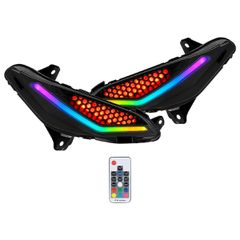 ΦΛΑΣ ΜΠΡΟΣΤΑ LED RGB HONDA GTR 150 ΚΟΚΚΙΝΗ ΚΥΨΕΛΗ