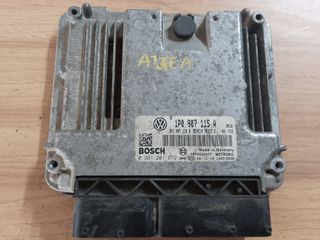 ΕΓΚΕΦΑΛΟΣ ΚΙΝΗΤΗΡΑ VW/AUDI/SEAT/SCODA BENZINH BOSCH MED17.5 0261201672 ΞΕΚΛΕΙΔΩΜΑ IMMOBILIZER Ή IMMO OF