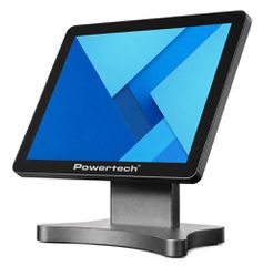 POWERTECH οθόνη αφής PT-1632, LCD, 15" 1024x768p, HDMI/VGA, VESA 75x75mm, μαύρη