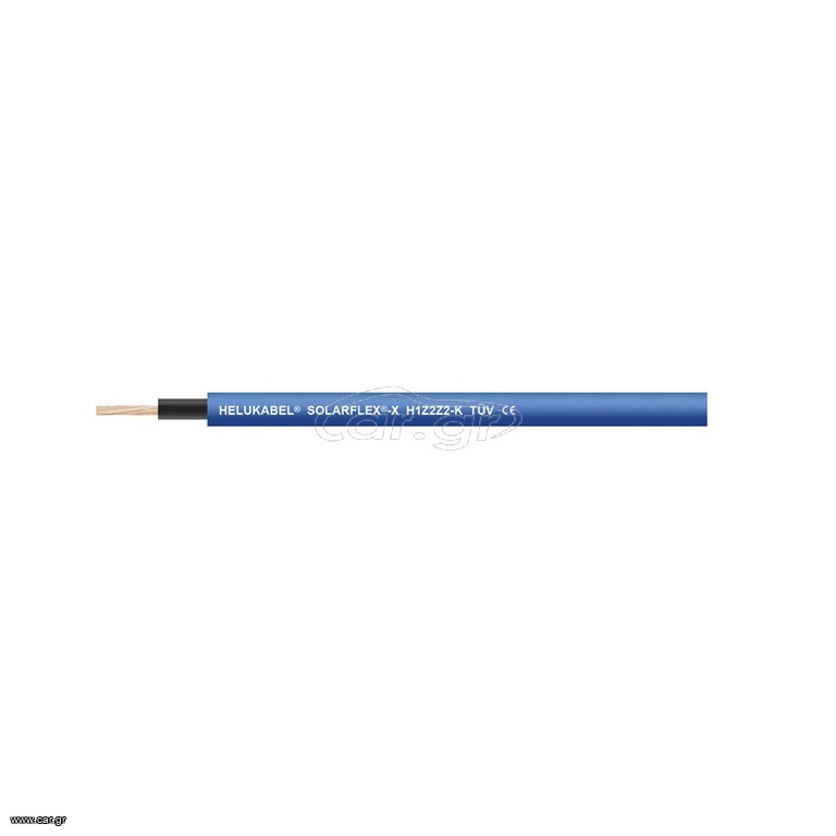 SOLARFLEX®-X H1Z2Z2-K 1×6 mm² – Υψηλής Θερμοκρασίας Καλώδιο Φωτοβολταϊκών Μπλέ, ανα μέτρο
