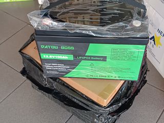 [ΚΑΙΝΟΥΡΓΙΑ] Μπαταρία Λιθίου LiFePO4 12V 100Ah (1280Wh) με Smart BMS