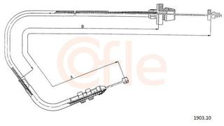 COFLE ΝΤΙΖΑ ΓΚΑΖΙΟΥ FIAT Panda I Hatchback (141) 1980 - 2004/ LANCIA Y10 (156) 1985 - 1995