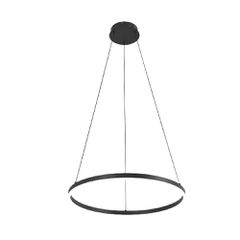 Κρεμαστό φωτιστικό LED 45W 3CCT by switch on base D:100cm 6095-AA-Black
