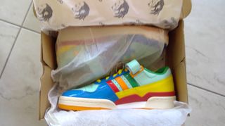 Adidas Forum Low Kerwin Frost Benchmate αθλητικά καινούργια, νούμερο 42,5, πολύχρωμα τιρκουάζ