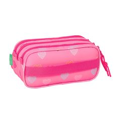 Benetton Heart triple pencil case-thumb-1