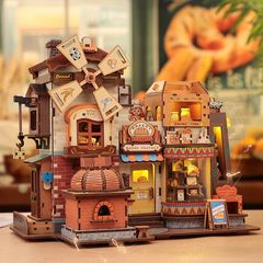 BOOK NOOK KIT - DIY - Bread Factory - 576pc + LED Light