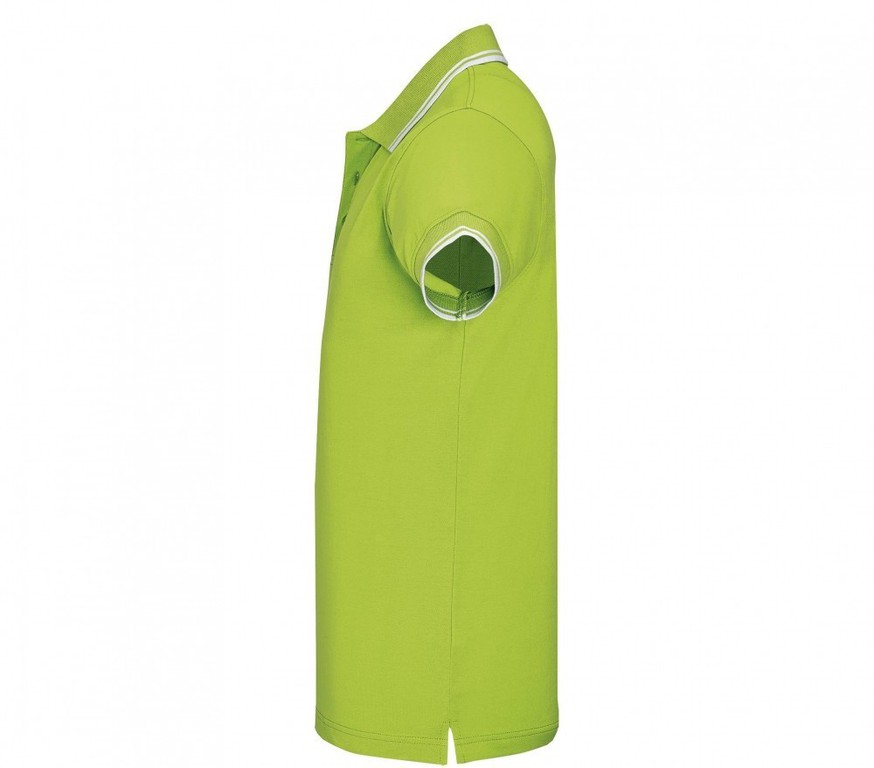 SOL'S PASADENA MEN 00577 Ανδρικό πόλο πικέ Πικέ 200g - 100% Βαμβάκι Ringspun LIME/WHITE - 794
