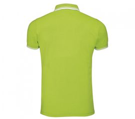 SOL'S PASADENA MEN 00577 Ανδρικό πόλο πικέ Πικέ 200g - 100% Βαμβάκι Ringspun LIME/WHITE - 794-thumb-1