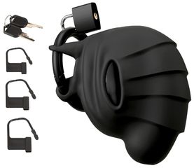 Black velvets Cock & Ball cage