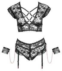 Bra Set Bondage Lace-thumb-3