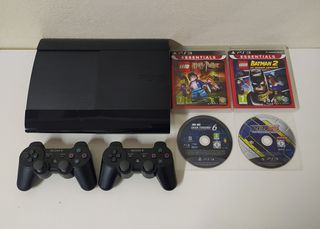 Sony PS3 S.Slim 80GB + 2 Χειριστήρια + 4 Παιχνίδια