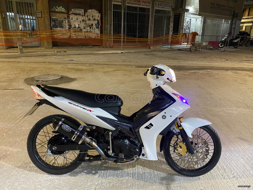 ΕΞΑΤΜΙΣΗ ΜΕΤΑΧΕΙΡΙΣΜΕΝΗ RACETECH HIGH UP ΛΑΙΜΟΣ ΜΕΛΑΝΙΑΣΜΕΝΟΣ ΓΙΑ YAMAHA CRYPTON X-135