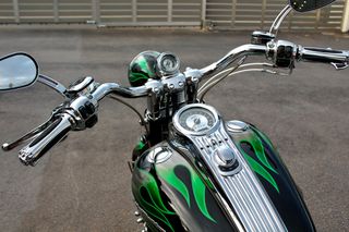 Harley Davidson Softail Springer 2009 CVO ''Emerald / Black Diamond''-thumb-1