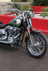 Harley Davidson Softail Springer 2009 CVO ''Emerald / Black Diamond''-thumb-2