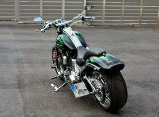 Harley Davidson Softail Springer 2009 CVO ''Emerald / Black Diamond''-thumb-4