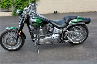 Harley Davidson Softail Springer 2009 CVO ''Emerald / Black Diamond''-thumb-6