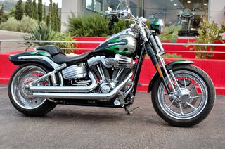 Harley Davidson Softail Springer 2009 CVO ''Emerald / Black Diamond''-thumb-7