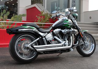 Harley Davidson Softail Springer 2009 CVO ''Emerald / Black Diamond''-thumb-9