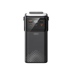 XO PR285 Powerbank PD20W & QC22.5W με 4 Ενσωματομένα Καλώδια & Φωτισμό LED 30.000mAh