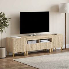 3 Τεμάχια LED Τηλεοπτική Ντουλάπα DELFT Sonoma Δρυς 3416759
