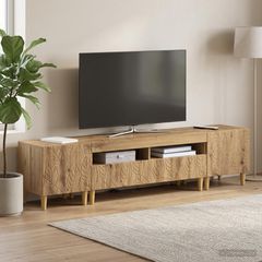 3 Τεμάχια LED Τηλεοπτική Ντουλάπα DELFT Artisan Δρυς 3416770