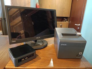 INTEL Mini PC + Touch Screen ASUS 15.6'' + Θερμικός εκτυπωτής EPSON