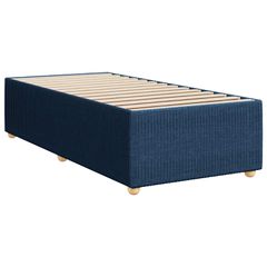 Κρεβάτι box spring με στρώμα Μπλε 90 x 190 cm Ύφασμα 3452833-thumb-5
