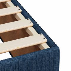 Κρεβάτι box spring με στρώμα Μπλε 90 x 190 cm Ύφασμα 3452833-thumb-10
