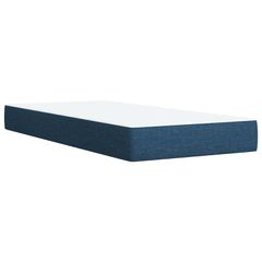 Κρεβάτι box spring με στρώμα Μπλε 90 x 190 cm Ύφασμα 3452833-thumb-6