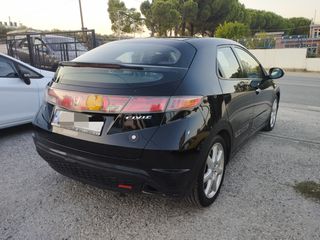 Honda Civic 2008 1.8 I-VTEC 140ps, 5θυρο, Οροφή, Ελληνικό, Άριστο!-thumb-3
