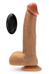 DR. SKIN SILICONE DR. PHILLIPS 8.5 INCH THRUSTING DILDO TAN-thumb-1