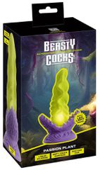 Beasty Cocks Passion Plant LED Dildo με Βεντούζα