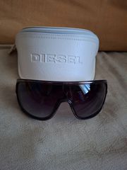 Diesel Black Mask Perforated Sunglasses