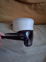 Diesel Black Mask Perforated Sunglasses-thumb-1
