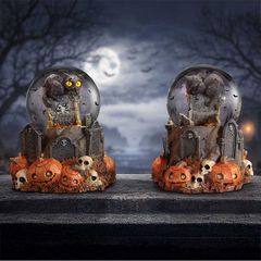 Nemesis - Whisper Wood - Pumpkin Patch Snow Globe-thumb-3