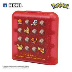 HORI - 24-Game Card Case - Pokémon Pixel Red / Nintendo Switch 2