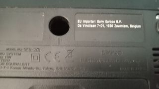 Sony radio cassette CD