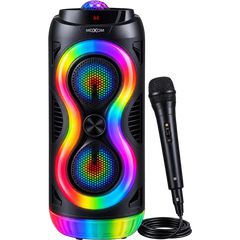 Moxom MX-SK45 LED 10W SuperPower Wireless Speaker με Μικρόφωνο RGB LED φωτισμό