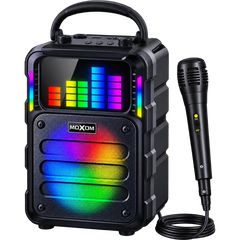 Moxom MX-SK43 – Φορητό Ηχείο Bluetooth 5W 4" LED Display με Μικρόφωνο