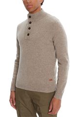 BARBOUR Πουλοβερ Essential Patch Half Zip Knitted Jum MKN0585ST51