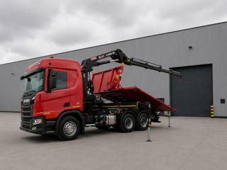 Cranes - Trucks With Crane Scania 2023 Γερανός φορτηγού R660 V8 8x4 HIAB X-HIDUO 188/E-S4 με ενσωμα