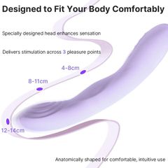 Svakom - Selena Heated Vibrator - Lavender-thumb-3