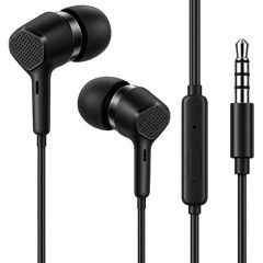 Elmcoei EV7010 Ενσύρματα Ακουστικά In-Ear με Μικρόφωνο & Jack 3.5mm Μαύρα