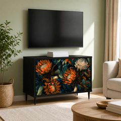 Ντουλάπι TV LOCHEM 69 x 33 x 50,5 εκ. Μαύρη Δρυς 8007010