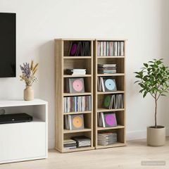 Ντουλάπα CD 2 τμχ. Sonoma Δρυς 60 x 17 x 92 εκ. 8012751