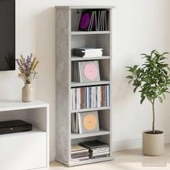 Ντουλάπα CD Γκρι Σκυροδέματος 60 x 17 x 92 εκ. 8012752