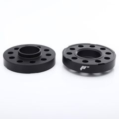10mm Αποστάτες Τροχών Με Χειλάκι Japan Racing - Καρέ: 5x112 - Κέντρο: Φ66,6mm - Al 6065 - Μαύρο - 2 Τμχ. - (JRWS2-10MM-5L-66BK)