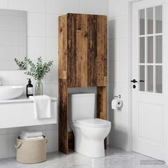 Ντουλάπα τουαλέτας ZWOLLE Παλαιωμένο ξύλο 66 x 25,5 x 190 εκ. 896483