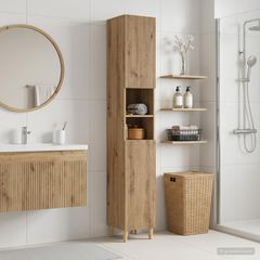 Ντουλάπι Μπάνιου με Ανοιχτό Ράφι ARNHEM Artisan Δρυς 896604