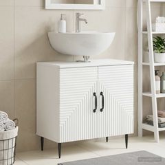 Ντουλάπα Νιπτήρα Mπάνιου HAARLEM Λευκό 59,5 x 31,5 x 59 εκ. 896785